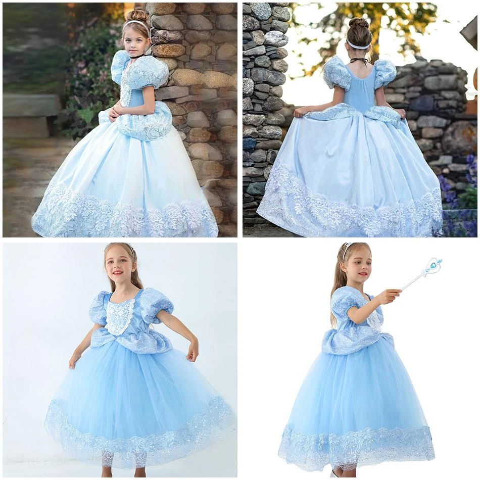 Cosplay Costume Dress For Children Girls Christmas Halloween Festival Carnival Party 5 Cosplay Costume Dress For Children Girls Christmas Halloween Festival Carnival Party - Image 5