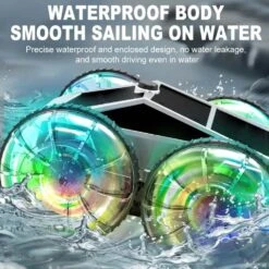 2.4G Amphibious RC Car 360° Stunt Car Colorful Wheel Off-Road Car Children's Toy -Sun Baby Sales Store Colorful Wheel Amphibious RC Car 3