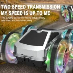 2.4G Amphibious RC Car 360° Stunt Car Colorful Wheel Off-Road Car Children's Toy -Sun Baby Sales Store Colorful Wheel Amphibious RC Car 5