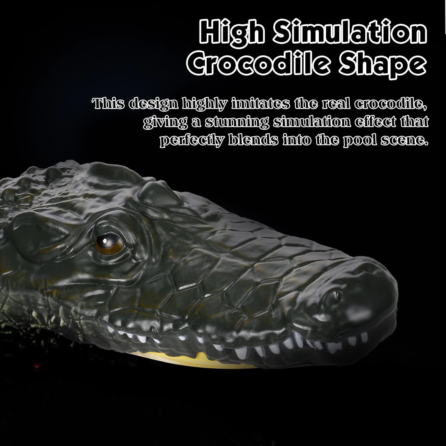 RC Racing Boat With Crocodile Head - Electric Racing Boat Remote Control Boat Pools Spoof Toy 3 RC Racing Boat With Crocodile Head - Electric Racing Boat Remote Control Boat Pools Spoof Toy - Image 3