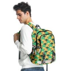 Nezuko Backpack Tanjiro School Bag Zenitsu Shoulderbags With Large Capacity 37 Nezuko Backpack Tanjiro School Bag Zenitsu Shoulderbags With Large Capacity -Sun Baby Sales Store Demon Slayer Backpack 2