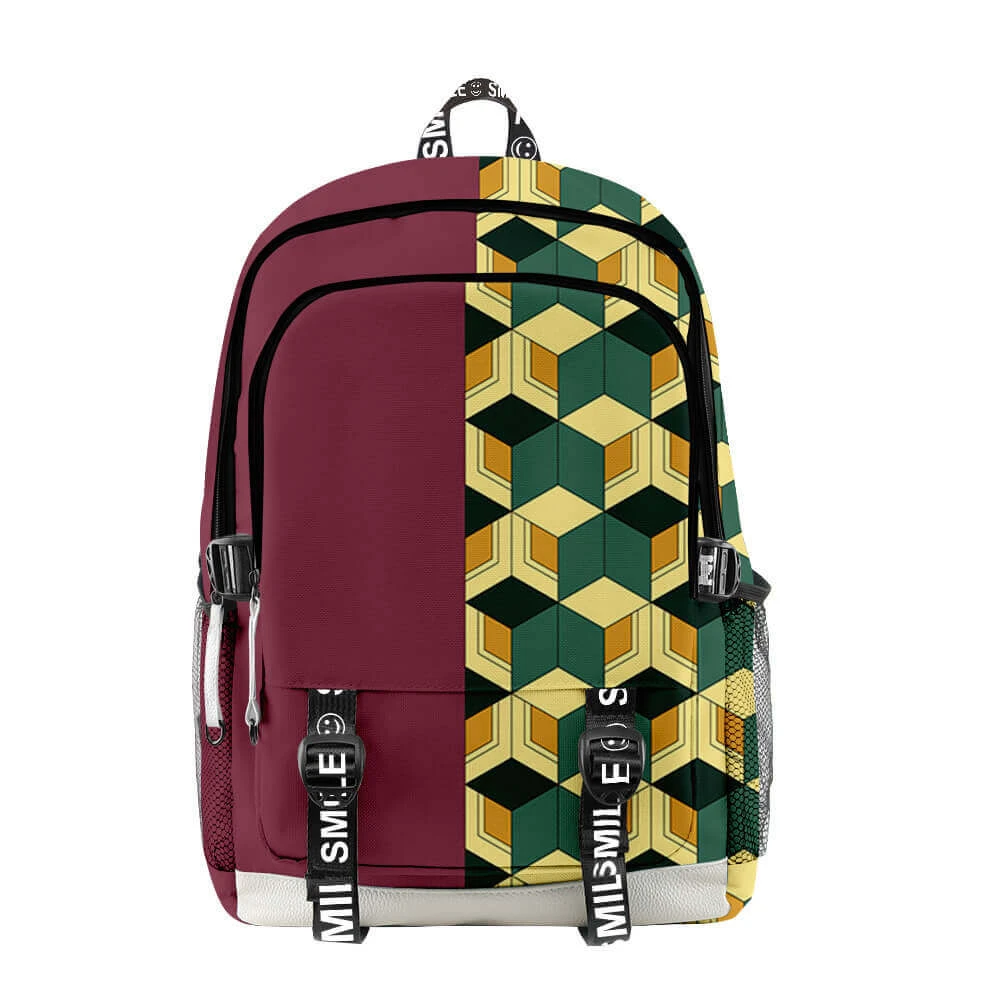 Nezuko Backpack Tanjiro School Bag Zenitsu Shoulderbags With Large Capacity 15 Nezuko Backpack Tanjiro School Bag Zenitsu Shoulderbags With Large Capacity - Image 15