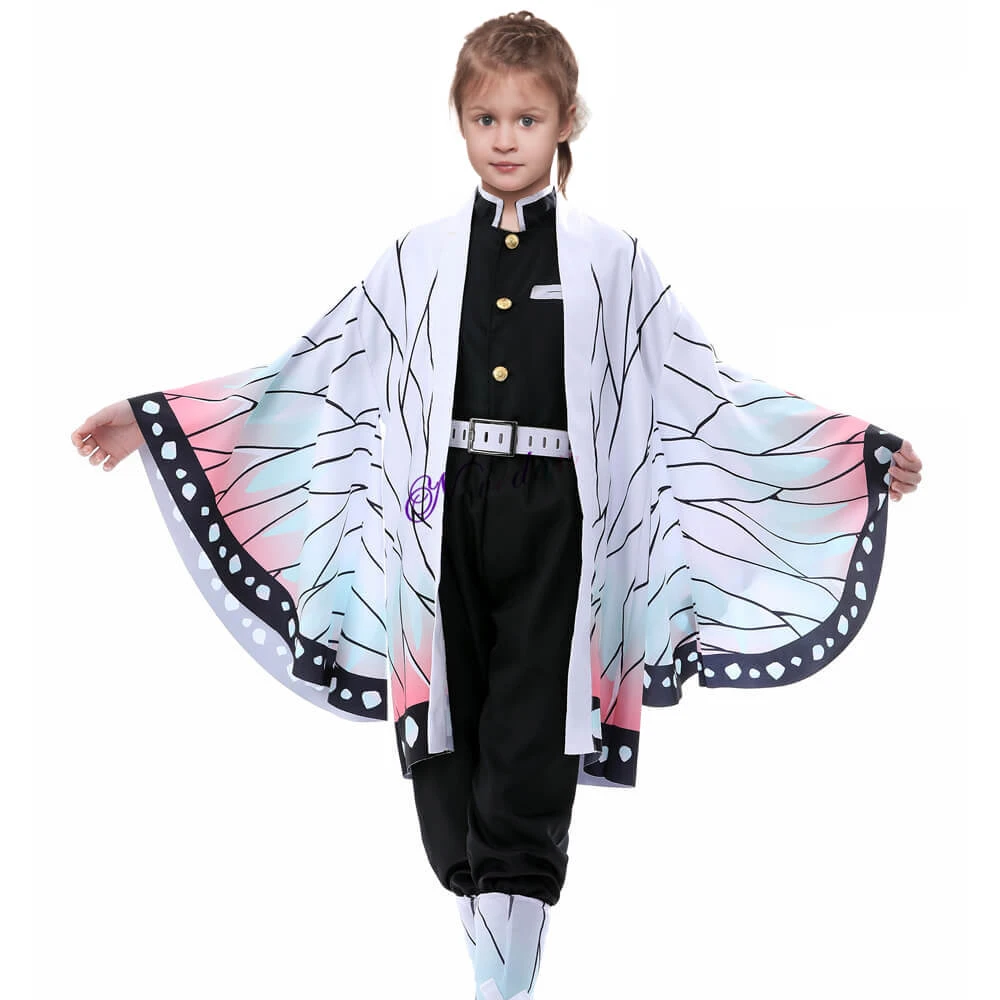 Shinobu Kocho Costume Halloween Shinobu Cosplay Outfit Full Set 2 Shinobu Kocho Costume Halloween Shinobu Cosplay Outfit Full Set - Image 2