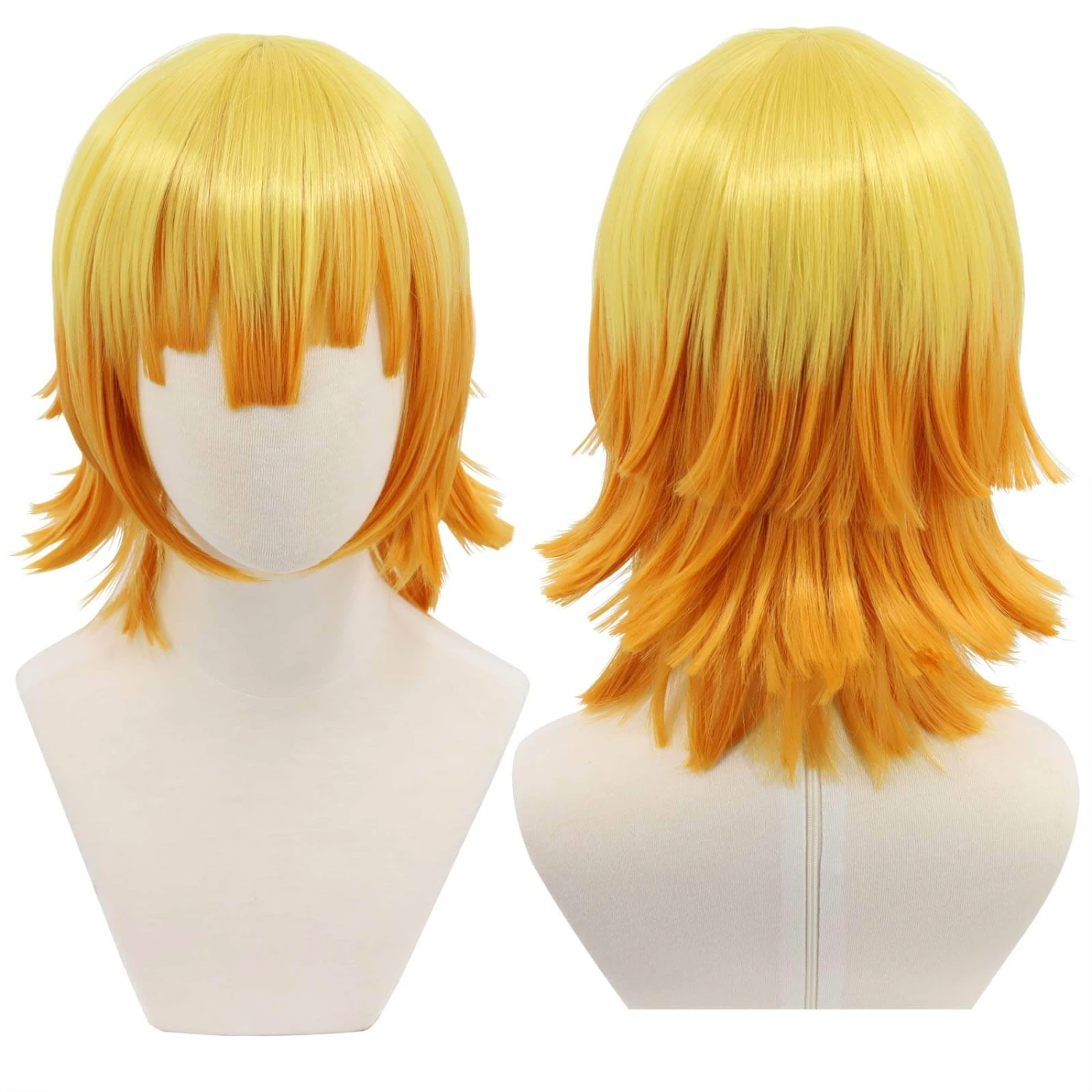 Nezuko Tanjiro Wig Cosplay Wig Of Kyojuro Shinobu Zenitsu Giyu Mitsuri Kanao 11 Nezuko Tanjiro Wig Cosplay Wig Of Kyojuro Shinobu Zenitsu Giyu Mitsuri Kanao - Image 11