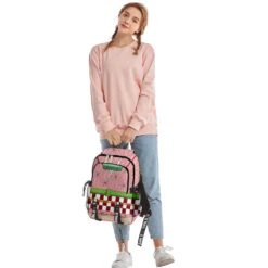 Nezuko Backpack Tanjiro School Bag Zenitsu Shoulderbags With Large Capacity 23 Nezuko Backpack Tanjiro School Bag Zenitsu Shoulderbags With Large Capacity -Sun Baby Sales Store DemonSlayerBackpack 1 97f99ac0 e828 404b b96d d33ac44ff913