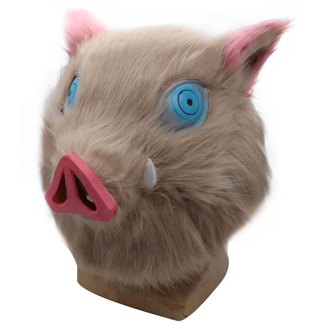 Hashibira Inosuke Mask Pig Plush Helmet Kimetsu Cosplay Essentials 2 Hashibira Inosuke Mask Pig Plush Helmet Kimetsu Cosplay Essentials - Image 2