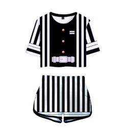 Kids Activewear Tanjiro Nezuko Running Suit Zenitsu Giyu Top And Shorts -Sun Baby Sales Store DemonSlayerCroptopsandshorts 2