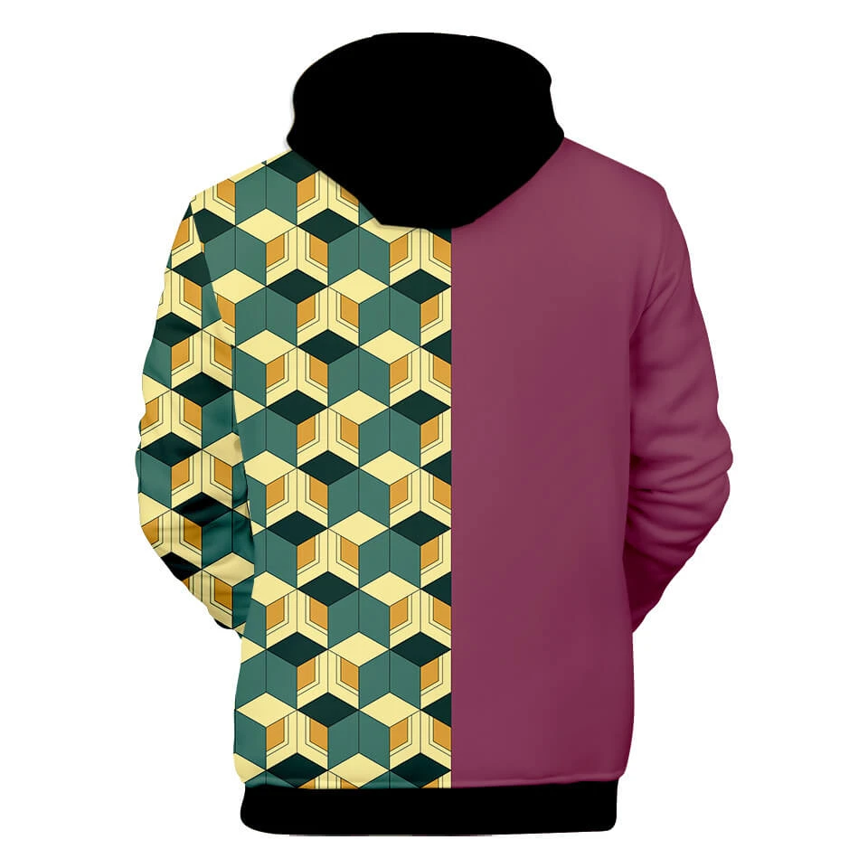 Kids And Teens Cosplay Hoodie Tanjiro Nezuko Zenitsu Giyu Inosuke Sweatshirts 2 Kids And Teens Cosplay Hoodie Tanjiro Nezuko Zenitsu Giyu Inosuke Sweatshirts - Image 2