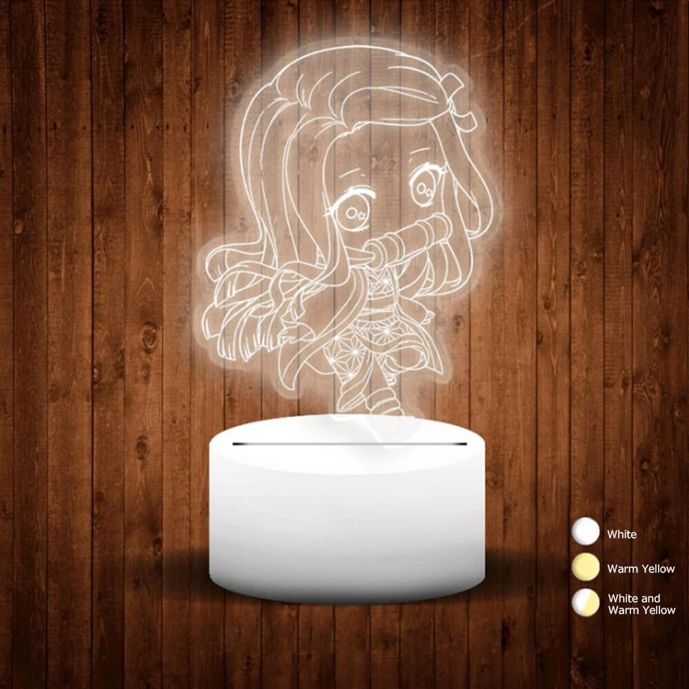 Creative 3D Lamp Tanjiro Nezuko LED Light Color Change Anime Action Figures Table Lamp 2 Creative 3D Lamp Tanjiro Nezuko LED Light Color Change Anime Action Figures Table Lamp - Image 2