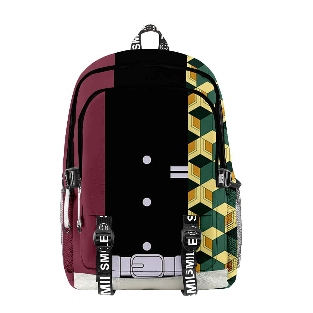 Nezuko Backpack Tanjiro School Bag Zenitsu Shoulderbags With Large Capacity 13 Nezuko Backpack Tanjiro School Bag Zenitsu Shoulderbags With Large Capacity - Image 13