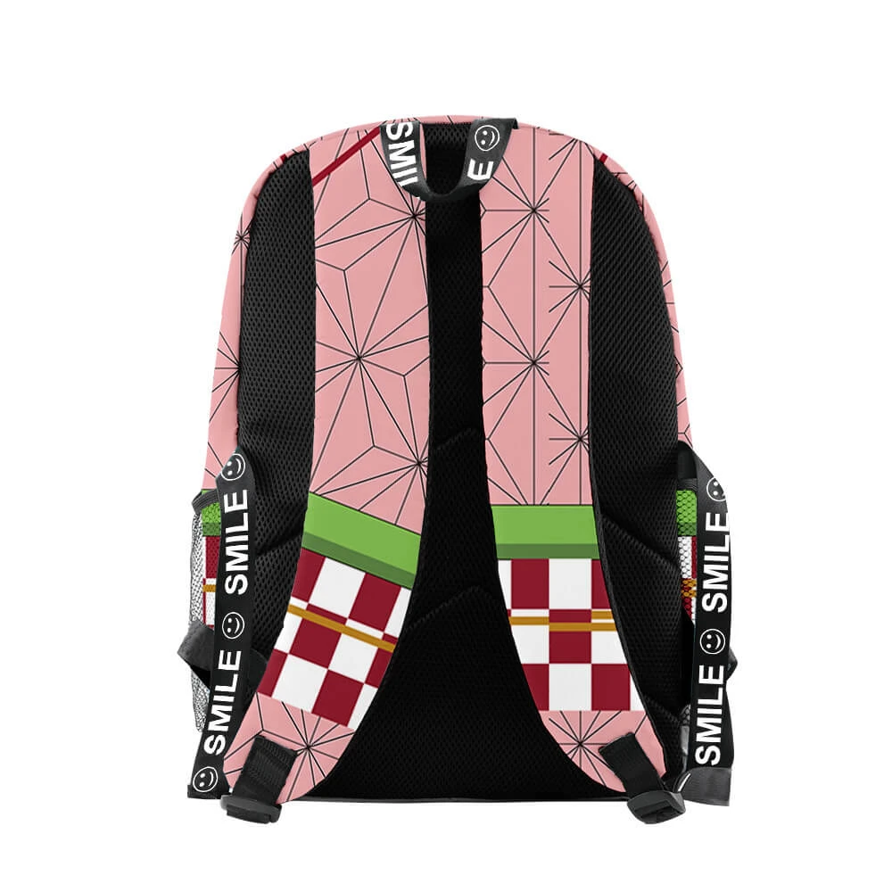 Nezuko Backpack Tanjiro School Bag Zenitsu Shoulderbags With Large Capacity 3 Nezuko Backpack Tanjiro School Bag Zenitsu Shoulderbags With Large Capacity - Image 3
