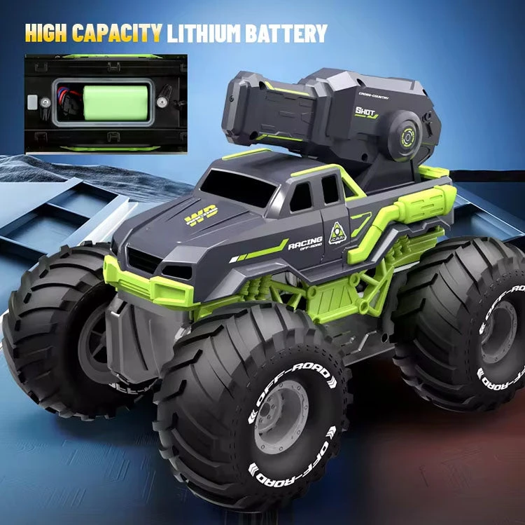 Kids RC Amphibious Vehicle 2.4G High Pressure Water Gun Car Two Speeds Off-road Car 7 Kids RC Amphibious Vehicle 2.4G High Pressure Water Gun Car Two Speeds Off-road Car - Image 7