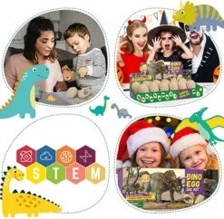 Dinosaur Eggs Dig Kits -12 Dinosaur Excavation Kits With 12 Unique Dinosaur Toys 16 Dinosaur Eggs Dig Kits -12 Dinosaur Excavation Kits With 12 Unique Dinosaur Toys -Sun Baby Sales Store DinosaurEggsDigKits 3