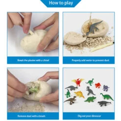 Dinosaur Eggs Dig Kits -12 Dinosaur Excavation Kits With 12 Unique Dinosaur Toys 14 Dinosaur Eggs Dig Kits -12 Dinosaur Excavation Kits With 12 Unique Dinosaur Toys -Sun Baby Sales Store DinosaurEggsDigKits 9