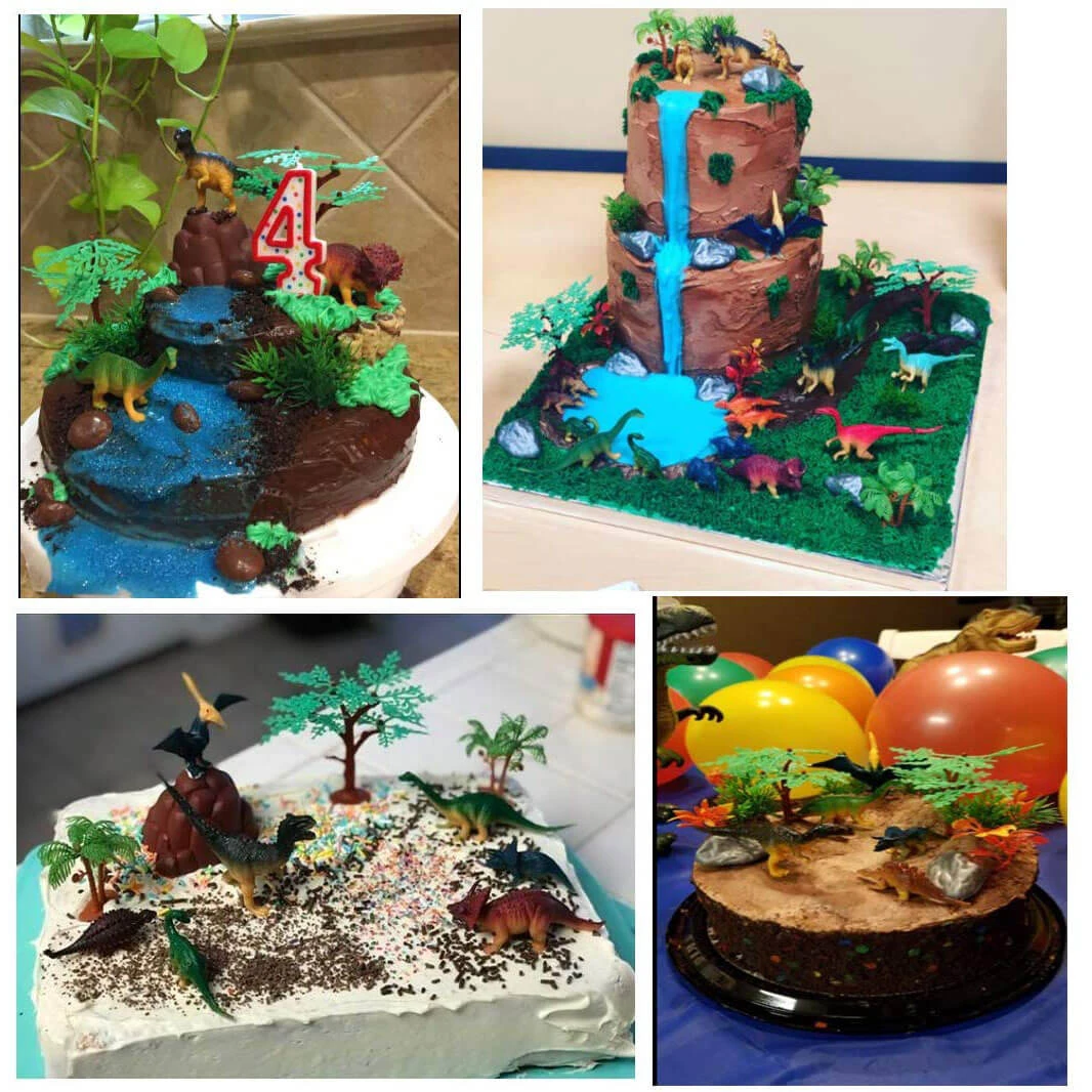 50 Pieces Dinosaur Play Set - Walking Dinosaur With Moving Jaws Coming Out From Jurassic World, Develop Kids Imagination 7 50 Pieces Dinosaur Play Set - Walking Dinosaur With Moving Jaws Coming Out From Jurassic World, Develop Kids Imagination - Image 7