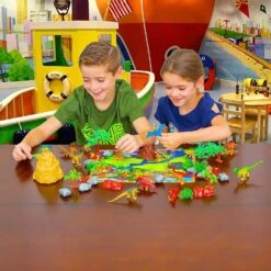 50 Pieces Dinosaur Play Set - Walking Dinosaur With Moving Jaws Coming Out From Jurassic World, Develop Kids Imagination 10 50 Pieces Dinosaur Play Set - Walking Dinosaur With Moving Jaws Coming Out From Jurassic World, Develop Kids Imagination -Sun Baby Sales Store Dinosaur Play Set 7