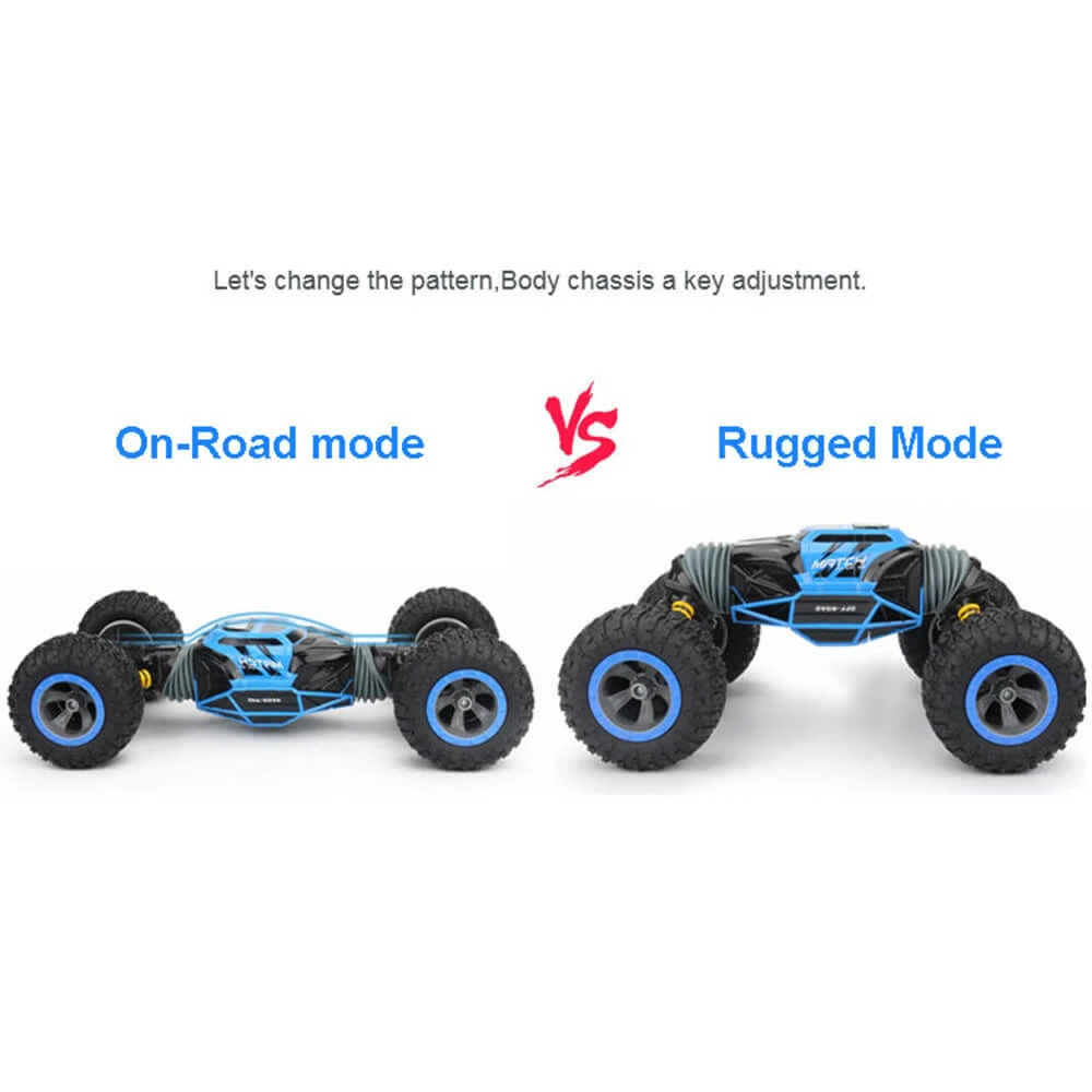 RC Twist Rock Crawler Car 4WD Transform 15 Km/h All Terrains Remote Control Toy Stunt Cars 6 RC Twist Rock Crawler Car 4WD Transform 15 Km/h All Terrains Remote Control Toy Stunt Cars - Image 6