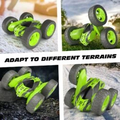 Kid RC Drift Cars 2.4G Remote Control Car Double Side 360 Degrees Stunt Racing Car -Sun Baby Sales Store DoubleSideRCStunkRacingCar 5