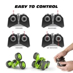 Kid RC Drift Cars 2.4G Remote Control Car Double Side 360 Degrees Stunt Racing Car -Sun Baby Sales Store DoubleSideRCStunkRacingCar 6