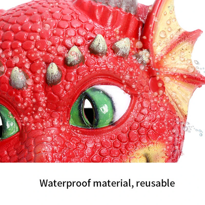 Kids Dragon Wings T-rex PU Mask Set Dinosaur Cosplay Costume Props For Halloween Dress Up 9 Kids Dragon Wings T-rex PU Mask Set Dinosaur Cosplay Costume Props For Halloween Dress Up - Image 9