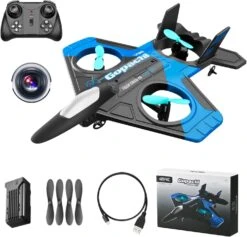 Drone With Camera Drop-resistant RC Plane 360° Stunt Spin Remote Control Airplanes Best Drone For Beginners