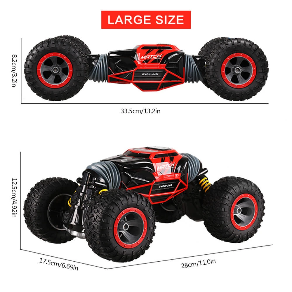 RC Twist Rock Crawler Car 4WD Transform 15 Km/h All Terrains Remote Control Toy Stunt Cars 4 RC Twist Rock Crawler Car 4WD Transform 15 Km/h All Terrains Remote Control Toy Stunt Cars - Image 4