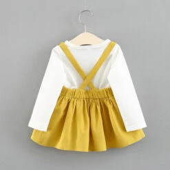 Baby Toddler Cute Bunny Dress A Great Birthday Gift YELLOW/ PINK/ BLUE Colors -Sun Baby Sales Store Easter Bunny Dress 1