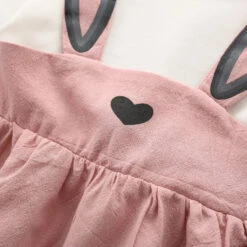 Baby Toddler Cute Bunny Dress A Great Birthday Gift YELLOW/ PINK/ BLUE Colors -Sun Baby Sales Store Easter Bunny Dress 3