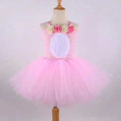 Kids Cute Tutu Dress With Ears Headband Bow Ties Tail Set Bunny Costume 13 Kids Cute Tutu Dress With Ears Headband Bow Ties Tail Set Bunny Costume -Sun Baby Sales Store Easter Bunny Princess Tutu Dress 7