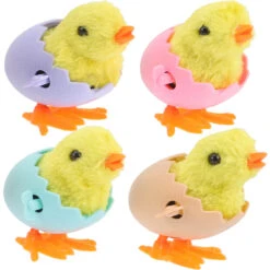 Easter Wind Up Toys Jumping Chicks Rabbit Clockwork Toys Easter Basket Stuffs For Boys And Girls