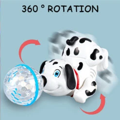 Electric Dog Dancing & Rotating Dog With Ball Kids Electric 3D Light Dog Pet -Sun Baby Sales Store Electric Music Toy Dog 10