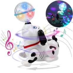 Electric Dog Dancing & Rotating Dog With Ball Kids Electric 3D Light Dog Pet -Sun Baby Sales Store Electric Music Toy Dog 13