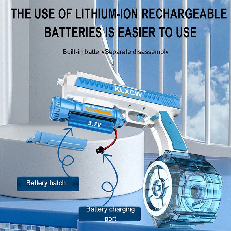 Electric Water Gun Manual Automatic Dual Use Large-capacity Water Gun Summer Toys 4 Electric Water Gun Manual Automatic Dual Use Large-capacity Water Gun Summer Toys - Image 4