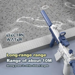Electric Water Gun With Light Large Capacity Water Tank 32ft Range Summer Gift For Adult Kids -Sun Baby Sales Store Electric Water Gun with Light 11