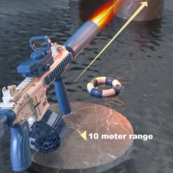 Electric Water Gun With Light Large Capacity Water Tank 32ft Range Summer Gift For Adult Kids -Sun Baby Sales Store Electric Water Gun with Light 3