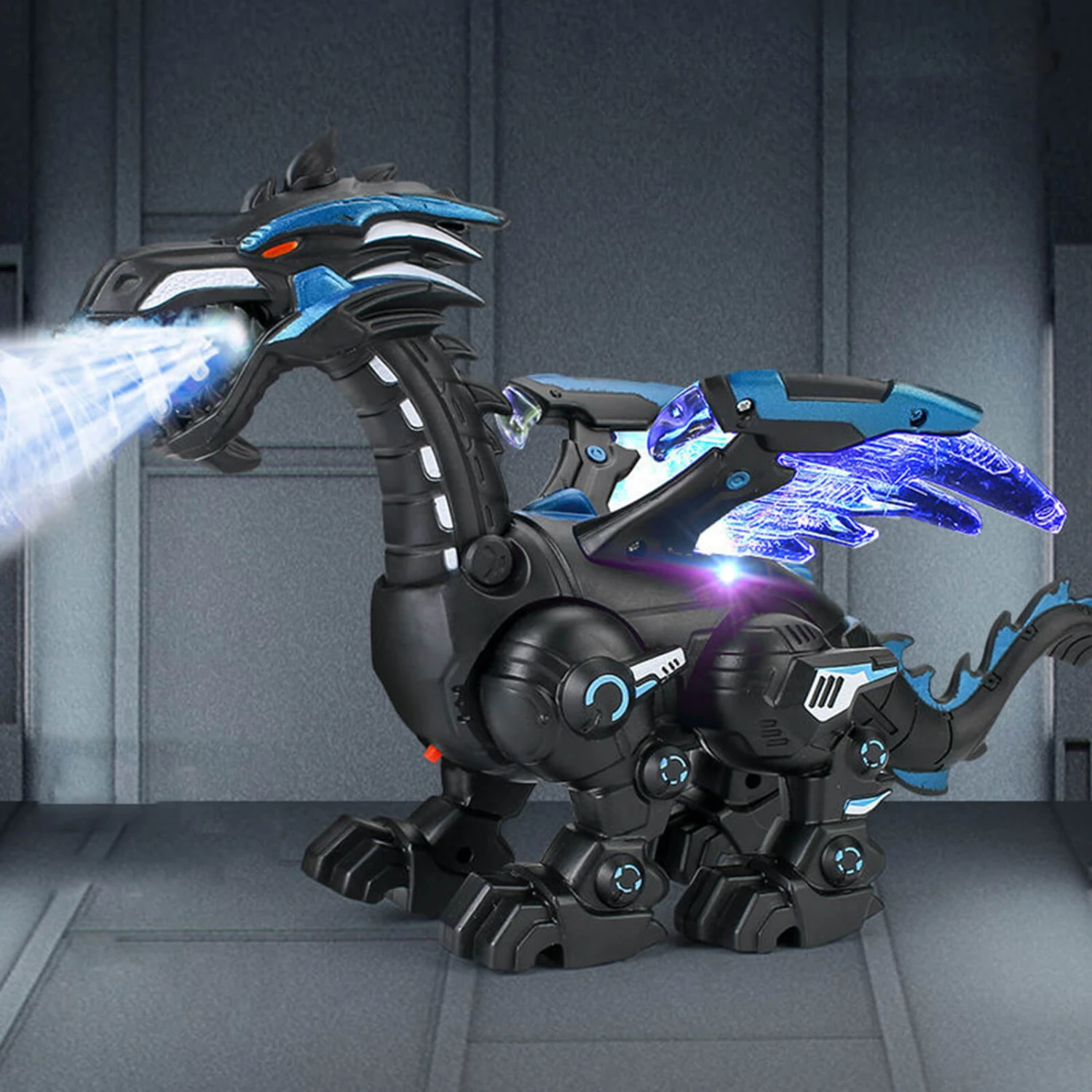 Kids Electric Pterosaur Toy Walking Spray Roar Dinosaur For Boys Girls Birthday Gift 2 Kids Electric Pterosaur Toy Walking Spray Roar Dinosaur For Boys Girls Birthday Gift - Image 2