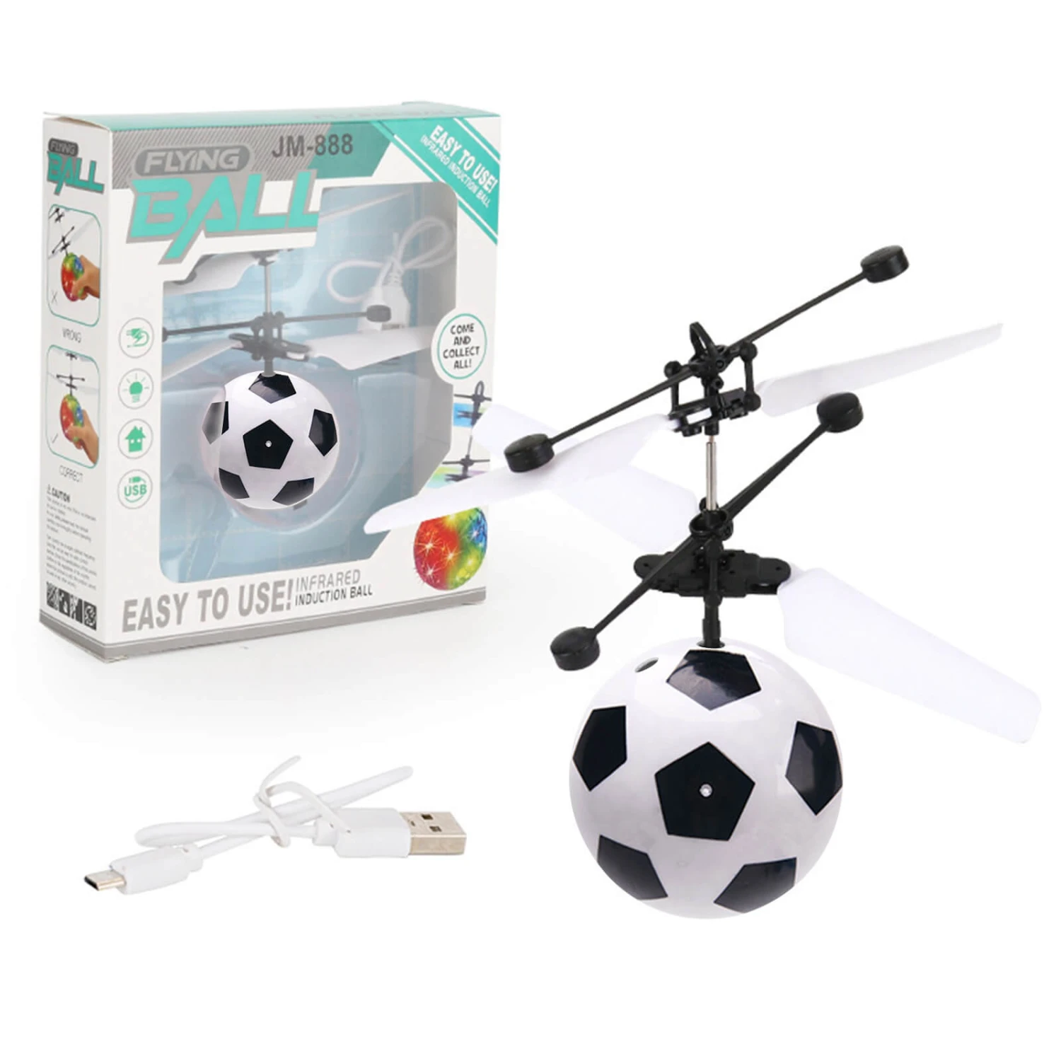 Hands Free Mini Drone Fancy Crystal Flying Ball LED Light RC Drone Induction Aircraft Toys 1 Hands Free Mini Drone Fancy Crystal Flying Ball LED Light RC Drone Induction Aircraft Toys