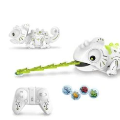 2.4G Remote Control Foraging Chameleon Robotic Intelligent Dinobot Dinosaur Toys Electronic Pet -Sun Baby Sales Store Foraging dinosaur 1