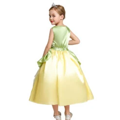 Princess Tiana Dress Role Playing Dresses Halloween Costume -Sun Baby Sales Store Frogprincesscostume 6