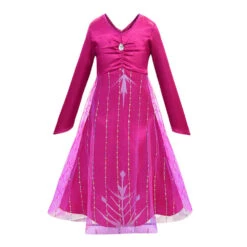Hot Pink Princess Elsa Dress Girls Cosplay Halloween Costume -Sun Baby Sales Store Frozen2ElsaDress 4 6da33519 1253 4566 b045 268052bad034