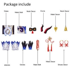 Youth And Adult Ganyu Cosplay Costume Halloween Sexy Dress Women Jumpsuit Outfit Props Set -Sun Baby Sales Store GenshinImpactGanyuCosplayCostume 4