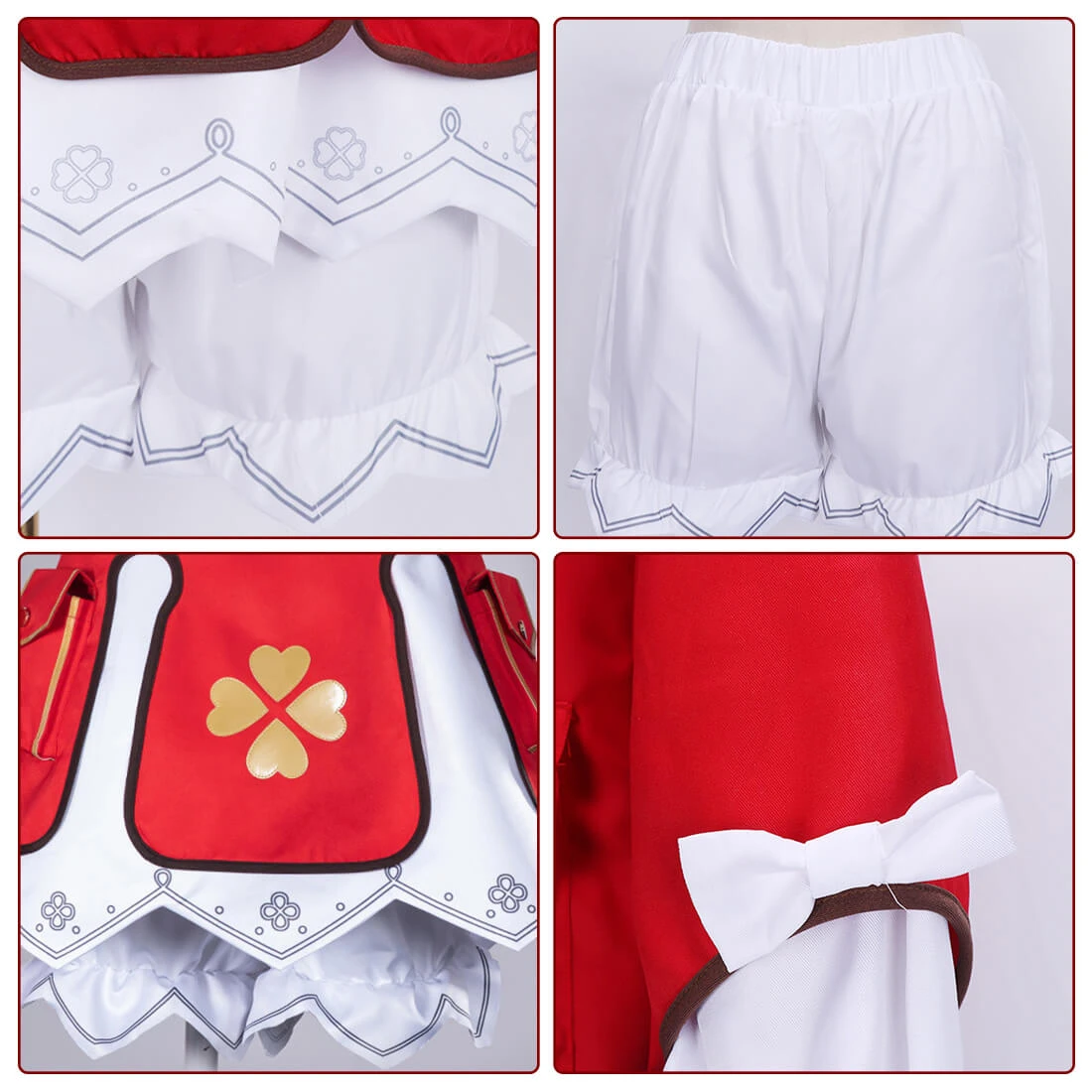 Klee Cosplay Costume Adult Klee Halloween Party Outfit Game Fans Dress Up Full Set 4 Klee Cosplay Costume Adult Klee Halloween Party Outfit Game Fans Dress Up Full Set - Image 4