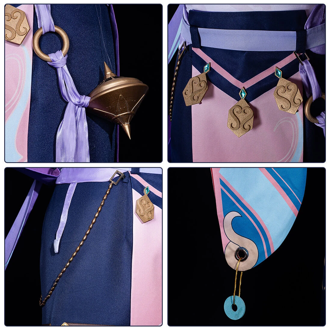 Xiao Cosplay Costume Hit Game Xiao Alatus Outfit Full Set For Halloween Party 2 Xiao Cosplay Costume Hit Game Xiao Alatus Outfit Full Set For Halloween Party - Image 2