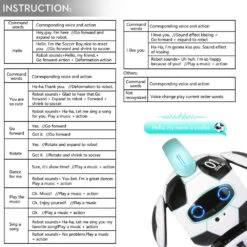 Intelligent Dialogue Toy Voice Recognition Control Robot Gesture Induction Obstacle Detective Deformation Soccer Toy -Sun Baby Sales Store GestureInductionTalkingFootballRobot 5