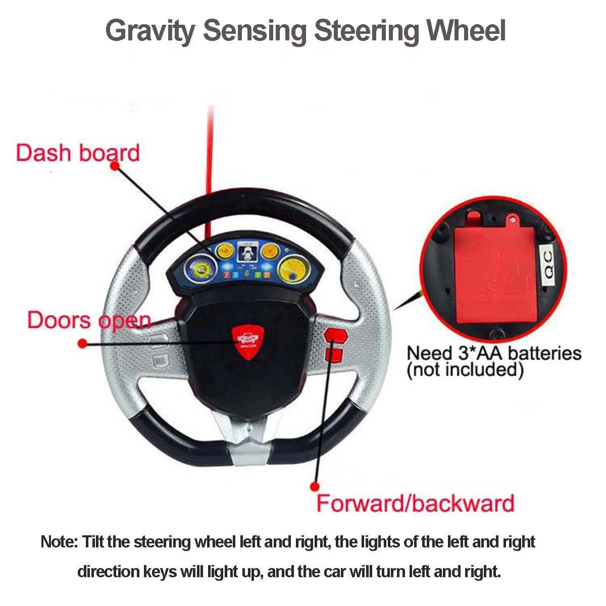 1/14 RC Car Gravity Sensor Remote Control Car W/ Door Open & Closed 11 1/14 RC Car Gravity Sensor Remote Control Car W/ Door Open & Closed - Image 11