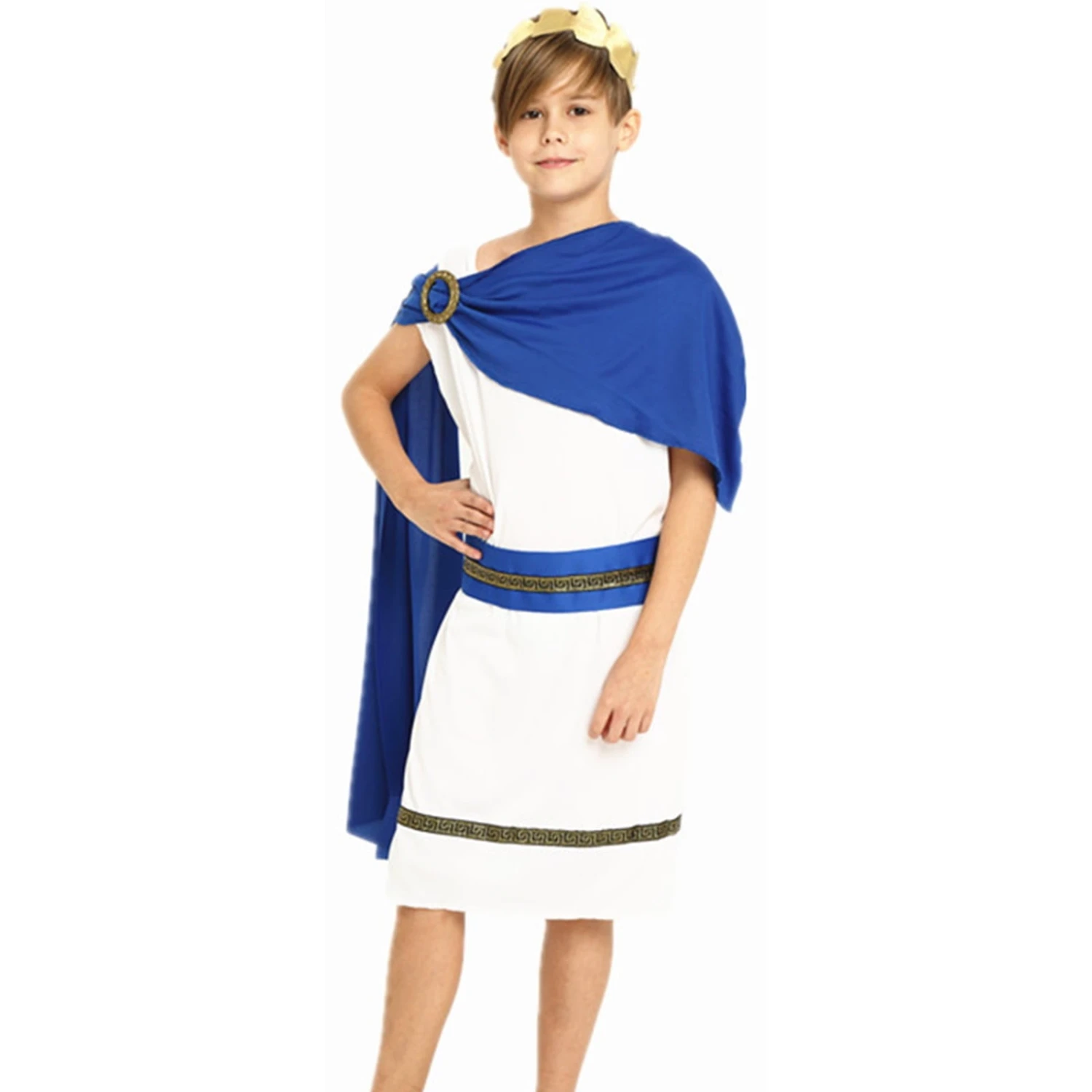 Girls Boys Greek Goddess Costume Athena Aphrodite Halloween Cosplay Dress Up Costume 5 Girls Boys Greek Goddess Costume Athena Aphrodite Halloween Cosplay Dress Up Costume - Image 5