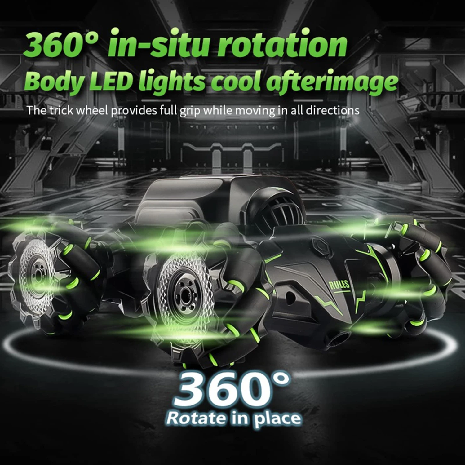 2.4G RC Stunt Car 360° Rotation Twisting Car 4WD Climbing Stunt Car For Kids 4 2.4G RC Stunt Car 360° Rotation Twisting Car 4WD Climbing Stunt Car For Kids - Image 4