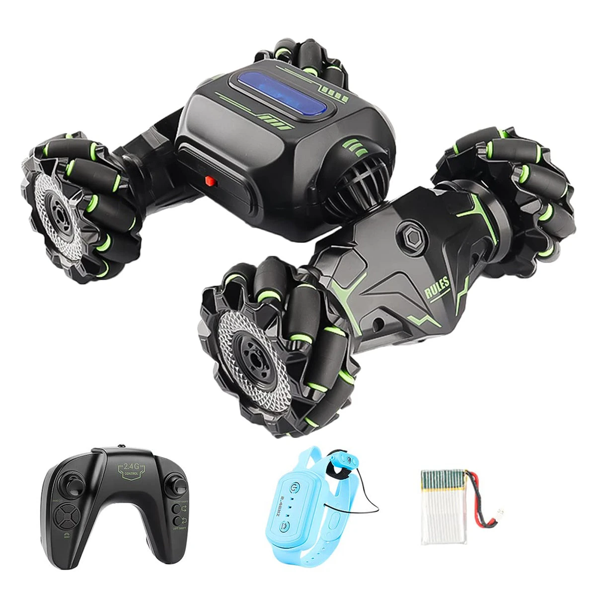 2.4G RC Stunt Car 360° Rotation Twisting Car 4WD Climbing Stunt Car For Kids 1 2.4G RC Stunt Car 360° Rotation Twisting Car 4WD Climbing Stunt Car For Kids