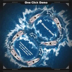 30KM/H Remote Control Boat 2.4G Fast Racing Boat Waterproof With LED Light 20 30KM/H Remote Control Boat 2.4G Fast Racing Boat Waterproof With LED Light -Sun Baby Sales Store Grey 04