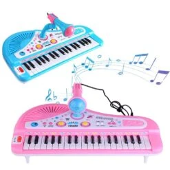 Sun Baby Sales Store 7 Kids Piano Toy With Keyboard And Microphone, Good Christmas Gift